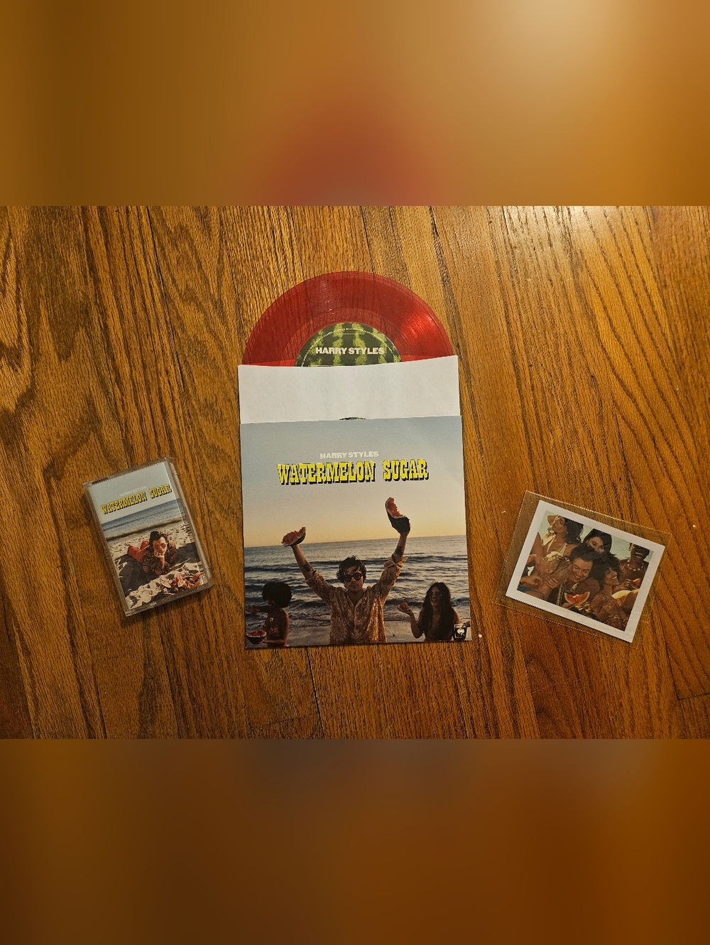 Harry Styles "Watermelon Sugar" Red Vinyl Record Bundle